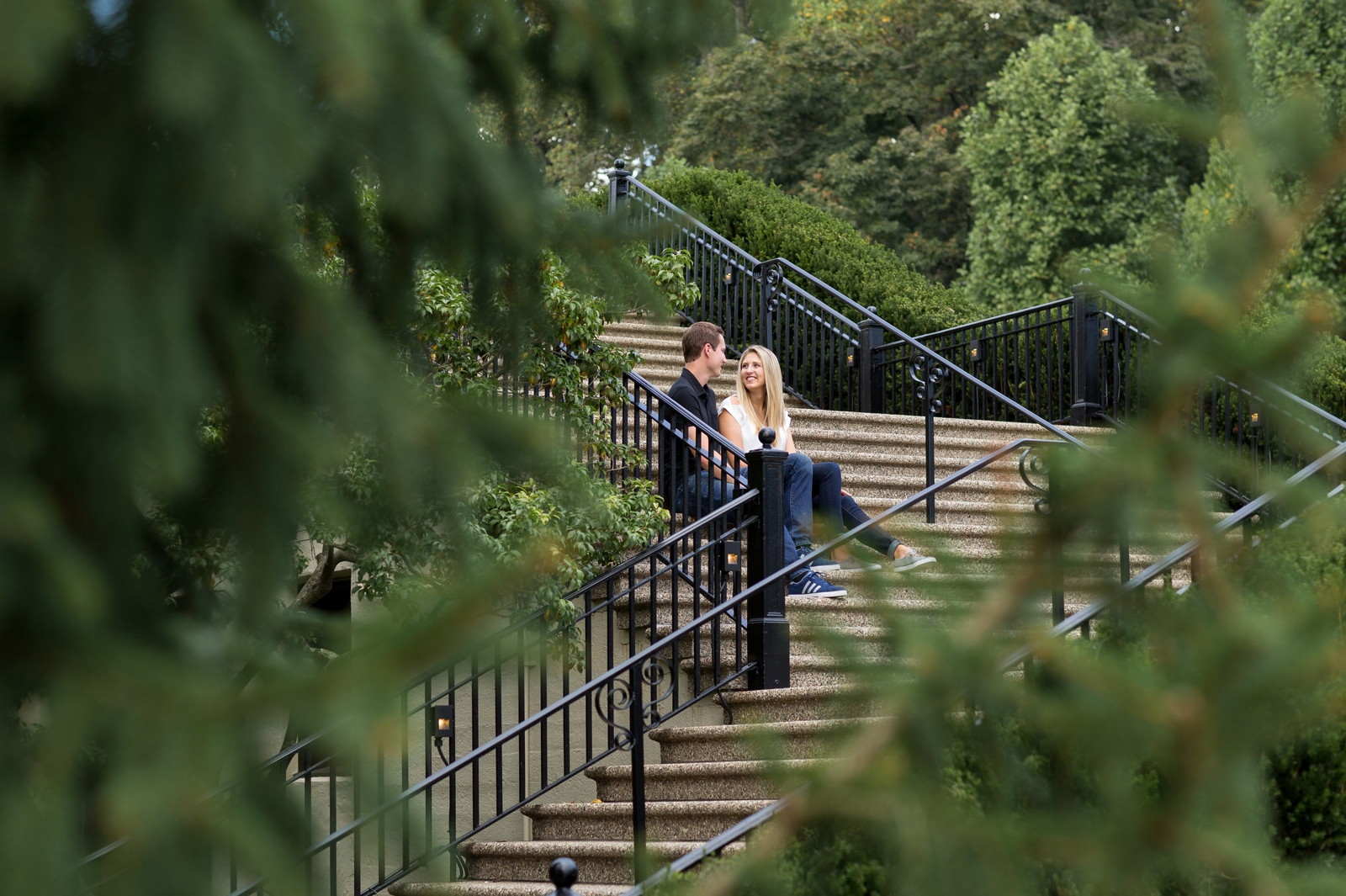 Longwood Gardens Kennett Square Engagement Photography